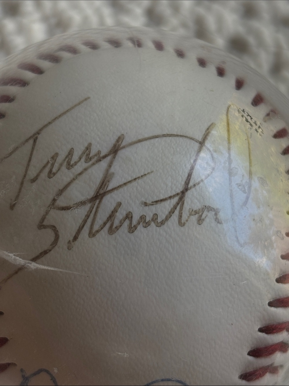 Baseball Memorabilia A’s Athletics Baseball with Signatures 1993 Fan Fest